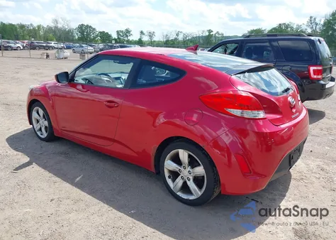 2012 Hyundai Veloster Base W/Gray z USA, uszkodzony, nr VIN KMHTC6AD7CU036446